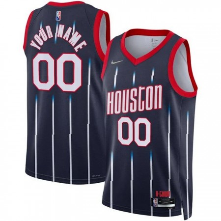 Dres Houston Rockets Prilagođeni Nike 2022-23 City Edition Navy Swingman